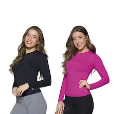 Kit Camisas Térmicas Selene Proteção Uv50+ - 2 Unidades - Feminino