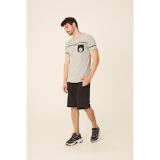 Camiseta NBA Estampada Pocket Brooklyn Nets Casual - Masculina