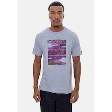 Camiseta Starter Estampada Cinza Mescla - Masculino