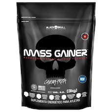 Refil Hipercalórico Black Skull Mass Gainer - 3kg - Banana