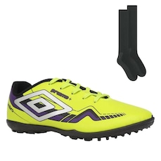 Chuteira Society Umbro Prisma + Meião - Adulto