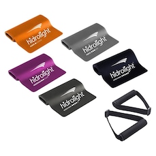 Kit Faixas Elásticas Hidrolight + Puxador - 5 Unidades