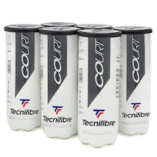 Bola de Tênis Tecnifibre Court - Pack com 06 Tubos