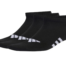 Kit Meias adidas Cano Baixo - 3 Pares - Adulto