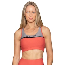 Top com Bojo Run More Life Green - Feminino