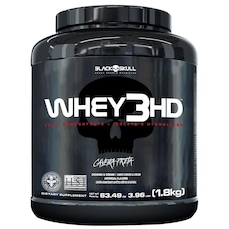 Whey 3Hd Black Skull - 1,8Kg (Wpc, Wpi e Wph) - Caveira Preta