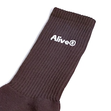 Kit Meias Cano Alto Alive Logo - 34 Ao 46 - 3 Pares - Adulto