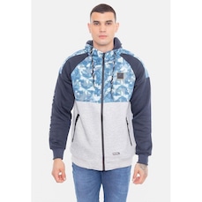 Jaqueta de Moletom com Capuz Fatal Canguru Aberto - Masculina