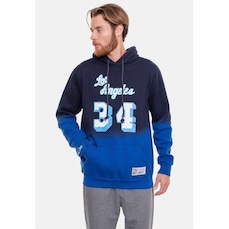 Blusão De Moletom Mitchell & Ness NBA Canguru Name And Number Shaquille O''''''''''''''''Neal Royal - Masculino