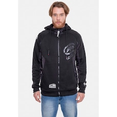 Jaqueta de Moletom com Capuz Ecko Canguru - Masculina