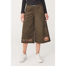Calça Ecko Pantacourt Militar - Feminina