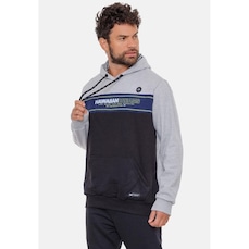 Blusão de Moletom com Capuz HD Canguru Argentina - Masculina