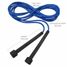 Kit Caneleira de Peso 0,5Kg com Corda de Pular Ajustável 3,15 Metros e Mini Band 3 Tensões Muvin
