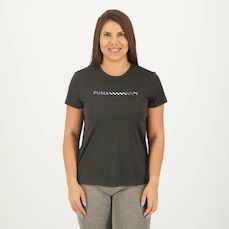 Camiseta Puma Run Logo Ss - Feminina