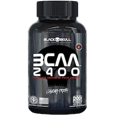 Bcaa 2400 - Aminoácidos - 200 Tablets - BLACKSKULL
