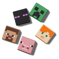 Jibbitz Crocs Minecraft Pack com 5 Unidades Unico - Unissex