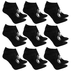 Kit Meias Sapatilha Esporte Legal Invisível - 9 Pares - Masculina