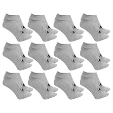 Kit Meias Sapatilha Esporte Legal Invisível - 12 Pares - Masculina