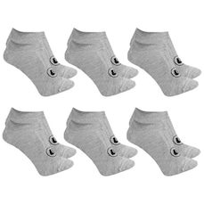 Kit Meias Sapatilha Esporte Legal Invisível - 6 Pares - Masculina