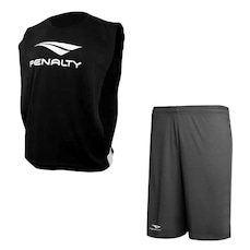 Conjunto de Futebol Penalty: Colete + Calção Penalty X - Masculino