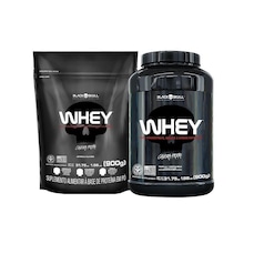 Kit Whey 2X - Black Skull - Caveira Preta