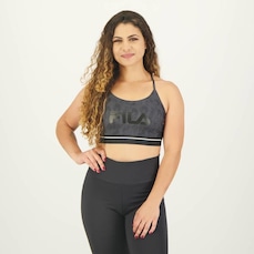 Top Fitness com Bojo Fila Train Elastic Logo Ii - Feminino