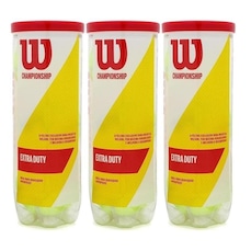 Kit Bolas de Tênis Wilson Championship Extra Duty - 3 Tubos - 9 Unidades
