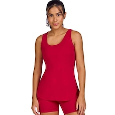 Camiseta Regata Alto Giro Skin Fit - Feminina