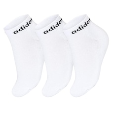 Meia adidas Linear Ankle Cushioned 38 Ao 40 - 3 Pares - Adulto