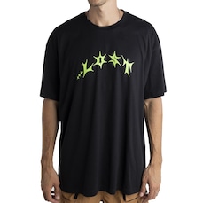 Camiseta Lost Saturn Glow In The Dark Oversized - Masculina