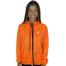 Jaqueta Corta Vento com Capuz WSS Light T-Rex Game - Feminina