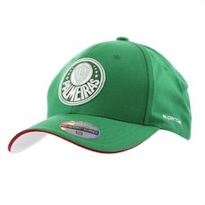 Boné Aba Curva Supercap Palmeiras Patch - Strapback - Adulto