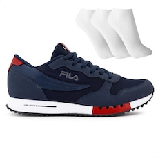 Tenis Fila Euro Jogger Sport + 3 Pares de Meias - Masculino
