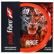 Corda para Raquete de Tênis Polyfibre Fire Rage 16L 1.30mm - Set Individual