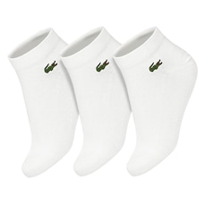Meia Cano Baixo Lacoste Training Core Performance - 3 Pares - Feminina