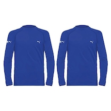 Kit Camisas Térmicas Puma Uv50+ Manga Longa - 2 Unidades - Infantil