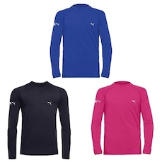 Kit Camisas Térmicas Puma Uv50+ Manga Longa - 3 Unidades - Infantil