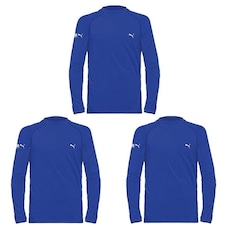 Kit Camisas Térmicas Puma Uv50+ Manga Longa - 3 Unidades - Infantil