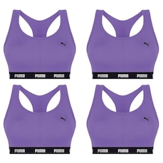 Kit Tops Puma Nadador com Bojo - Feminino - 4 unidades
