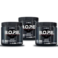Kit Pré-Treino Black Skull Bope - 150g - 3 Unidades