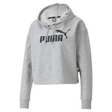 Blusão de Moletom com Capuz Puma Essentials Logo Cropped - Feminino