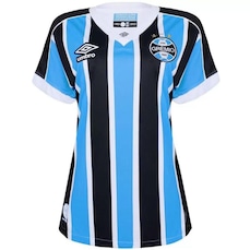 Camisa do Grêmio Home Listrada 2023 Umbro - Feminina