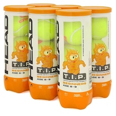 Kit Bolas de Tênis Head T.I.P Estágio 2 Infantil Pack com 06 Tubos
