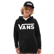 Jaqueta de Moletom com Capuz Vans Classic Zip Hoodie - Infantil