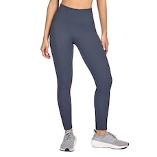 Calça Legging Alto Giro Iron Canelado - Feminina