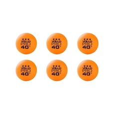 Bola de Tênis de Mesa Vollo 3 Estrelas - 6 Unidades