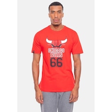 Camiseta NBA Half Logo Chicago Bulls NBA - Masculina