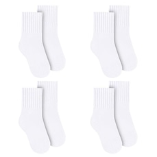 Kit Meias Cano Médio Selene Básica - 4 Pares -Infantil