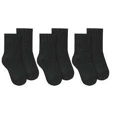 Kit Meias Cano Médio Selene Básica - 3 Pares - Infantil