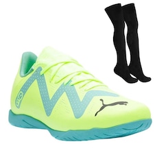 Chuteira Futsal Puma Future Play + Par de Meião - Adulto